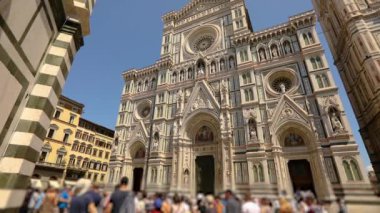 Giottos Campanile Florence, İtalya. Giottos Campanile. Floransa 'daki Katedral Duomo' nun Campanili.