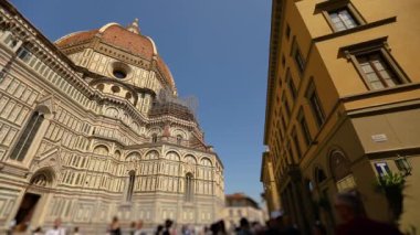Floransa 'daki katedral. Santa Maria Del Fiore Katedrali, Floransa, İtalya.