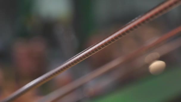 Produção de fio de cobre close-up, rolamento de cabos na produção, close-up de cabos — Vídeo de Stock