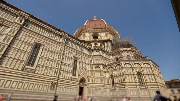 Florença, Toscana, Itália. Catedral de Florença, Cattedrale di Santa Maria del Fiore — Vídeo de Stock