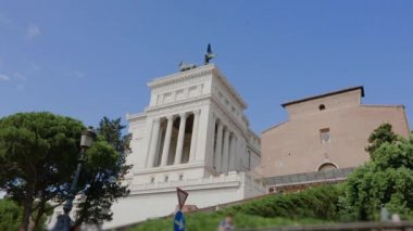 Victor Emmanuel 'in anıtı. Araştırma Enstitüsü Roma, İtalya