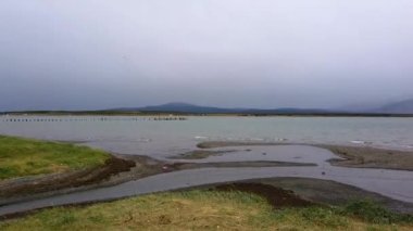 Patagonya 'nın doğasının panorama' sı, patagonya 'da iz sürüyor. Patagonya 'nın manzaraları