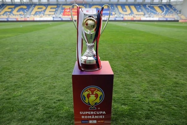 Ploiesti Romania April 2021 Details Supercupa Romaniei 루마니아어 Supercup 로마니에 — 스톡 사진