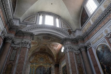 Roma, İtalya - 10 Ocak 2024: Santa Maria degli Angeli e dei Martiri.