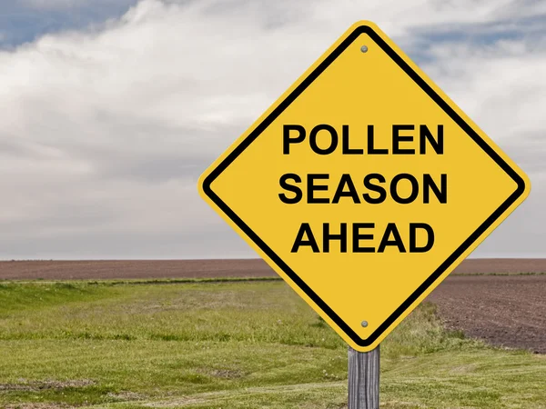 Caution - Pollen Season — Stock Photo, Image