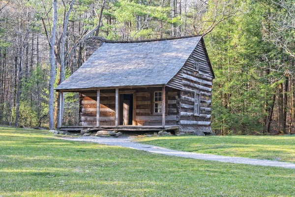 Κάρτερ ασπίδες καμπίνα στο Cades Cove — Φωτογραφία Αρχείου