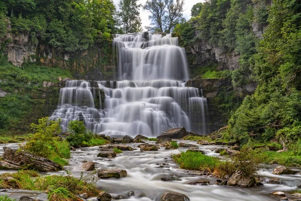 Κρατικό Πάρκο Chittenango Falls Στην Καζενοβία Της Νέας Υόρκης — Φωτογραφία Αρχείου
