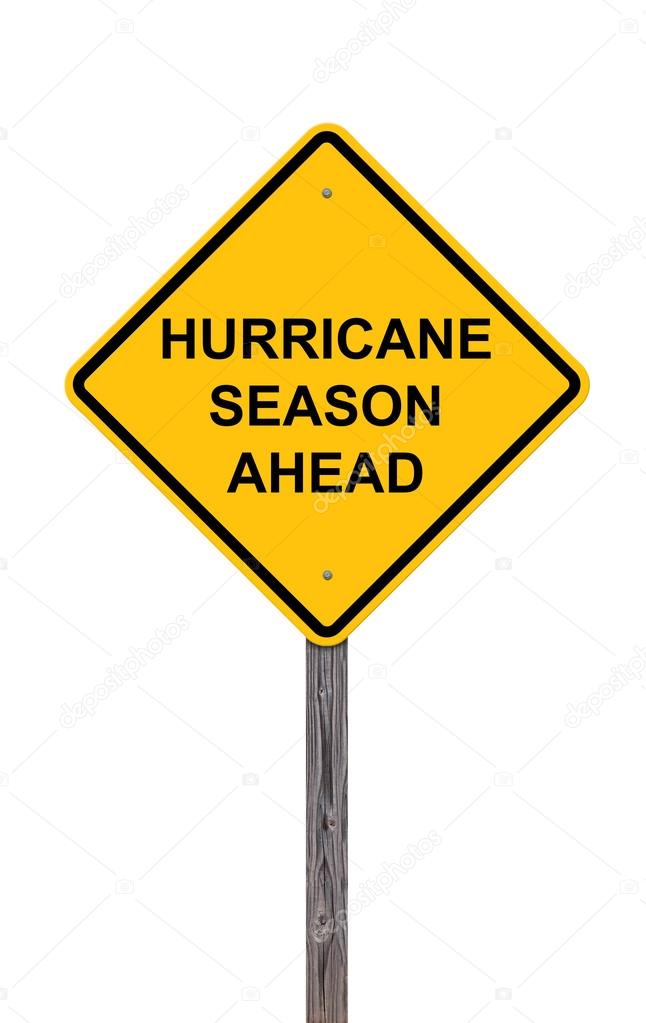 Caution Sign - Hurricane Season Ahead