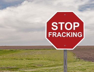 Stop Fracking Sign clipart