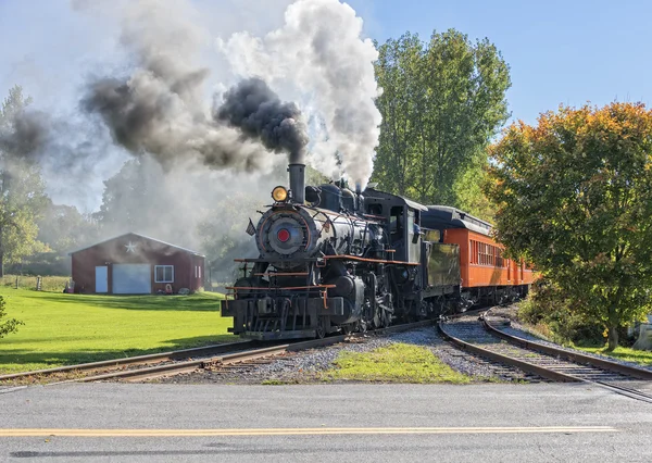 Old Vintage Steam Engine — Stock Photo, Image