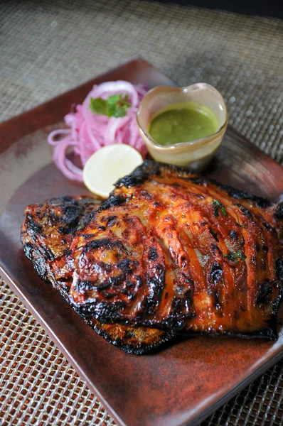 Tandoori Pomfret vis — Stockfoto