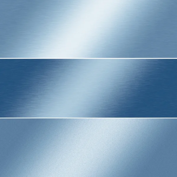 Plantillas de banner de fondo abstracto textura metal azul — Foto de Stock