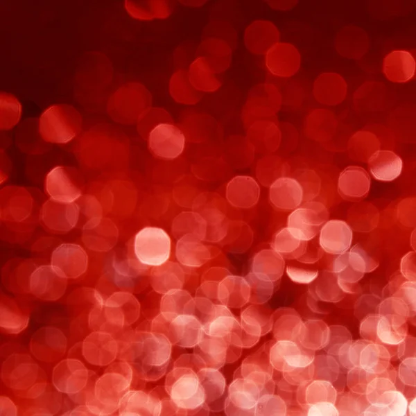 Rojo abstracto bokeh fondo luces de Navidad —  Fotos de Stock