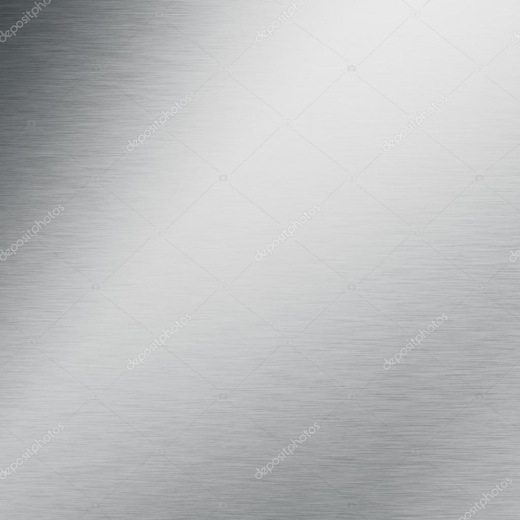 Silver metal texture background smooth plate and beam of spot light ...