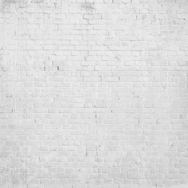 Grunge urban background, white brick wall texture — Stock Photo, Image