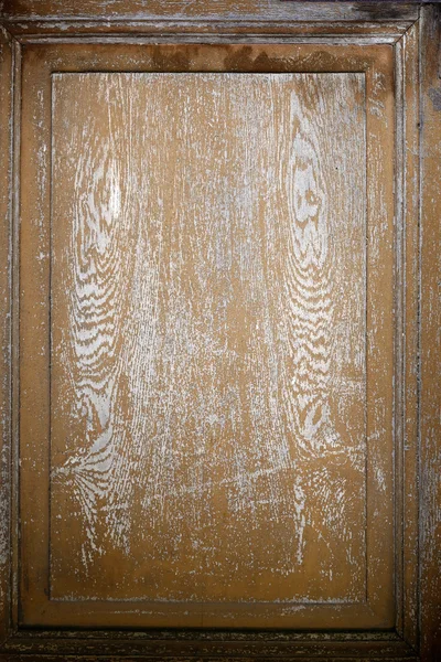Old wood texture western background, vintage barn door and dark brown vignette — Stockfoto