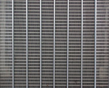 Abstract steel grid from tuck radiator