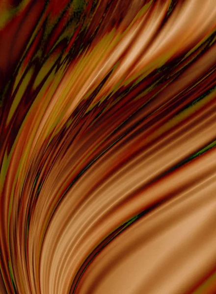 Ondas castanhas alaranjadas revestidas de manchas divergentes — Fotografia de Stock