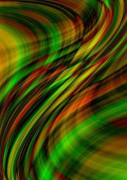 Motley intersecting luminous colored waves and lines — Stock Photo, Image