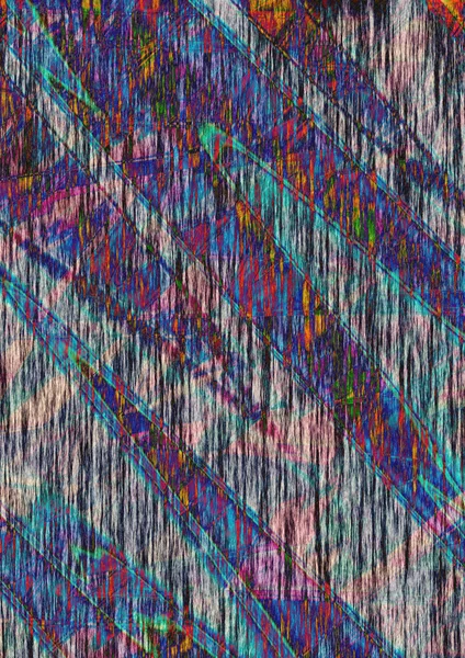 Motley raynbow ζιγκ-ζαγκ φόντο που καλύπτεται με κάθετη Ζίλκοβο σκοτεινό — Φωτογραφία Αρχείου