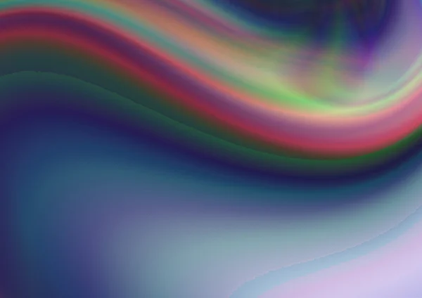 Turbid  blue purple background with rainbow convex wave — Stock Photo, Image