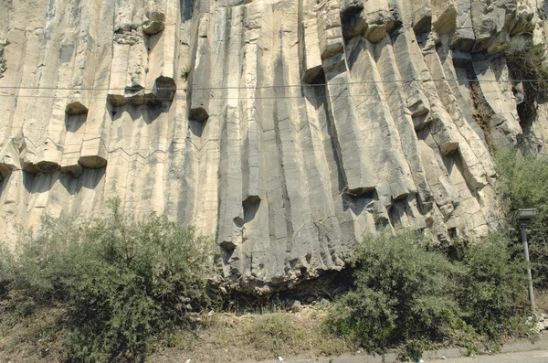Natürliche Bildung von Basalt — Stockfoto