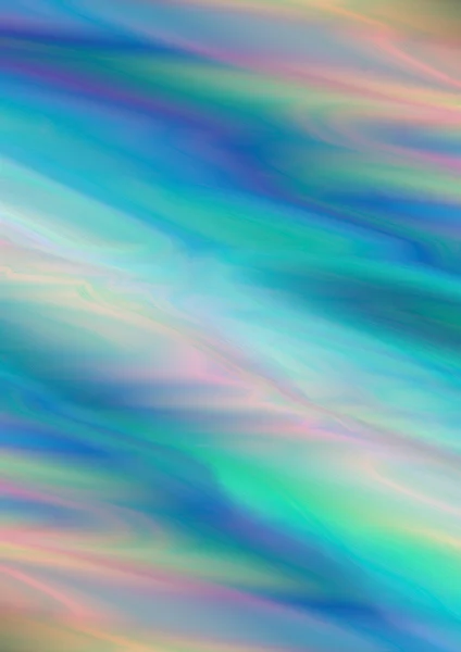 섬세 한 밝은 파란색 그라데이션 배경의 밝은 녹색과 핑크 패치 — 스톡 사진