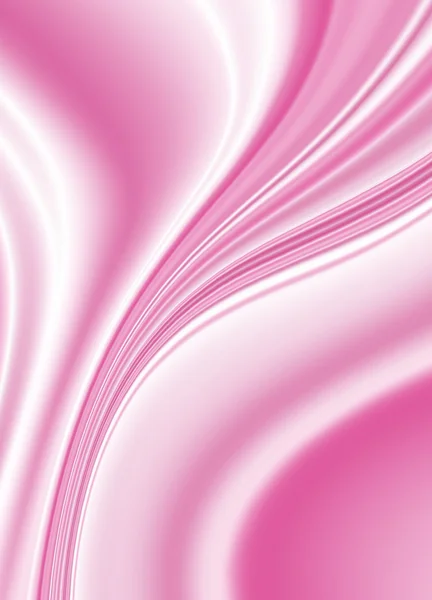 Curved flowing lines and rays on a pink gradient background — Stock Photo, Image