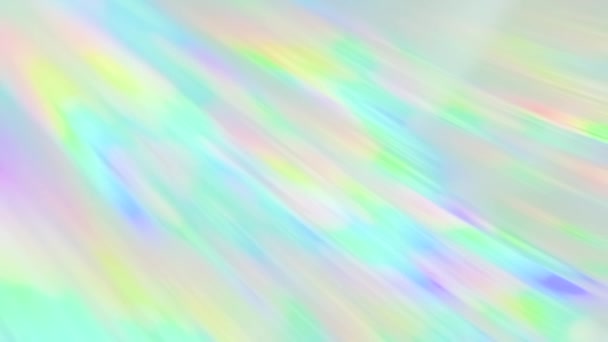 Abstrato Fundo borrado. Espectro natural da luz do dia. As cores variam com a posição. Fundo abstrato do espectro de luz. Fundo brilhante e colorido. — Vídeo de Stock