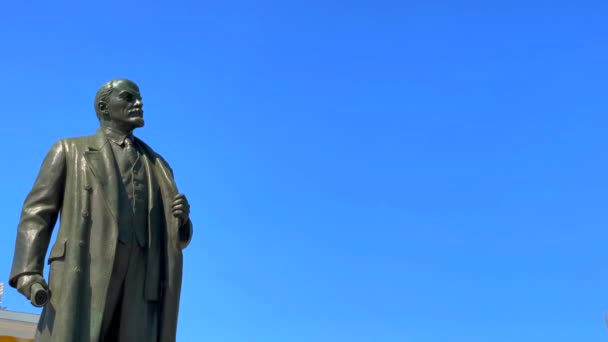 Moscow Russia 2021 Monument Vladimir Lenin Vdnh Classical Image Leader — Vídeo de Stock