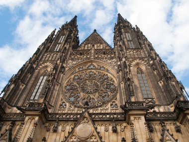 Ünlü St.Vitus Katedrali Prag