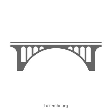 Adolphe Bridge - Luxembourg clipart