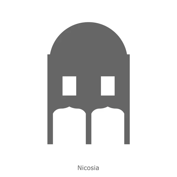 Buyuk Han - Nicosia, Chipre — Vector de stock