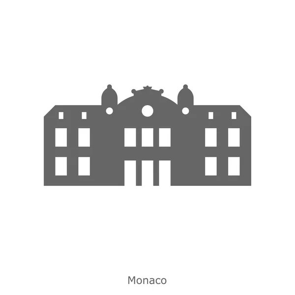 Monte Carlo Casino - Monaco — Stock Vector