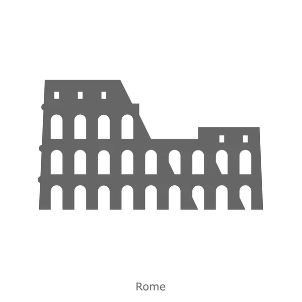 Coliseu - Roma, Itália — Vetor de Stock