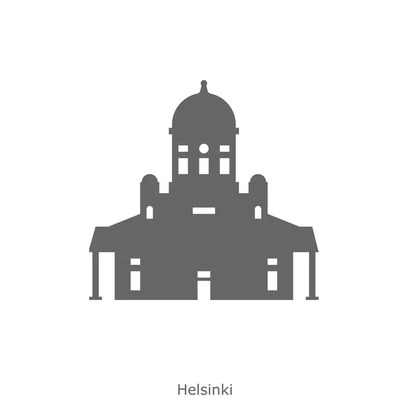 Catedral de Helsinki - Helsinki, Finlandia — Vector de stock