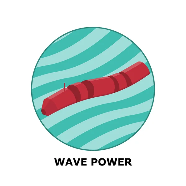 Poder de onda — Vector de stock