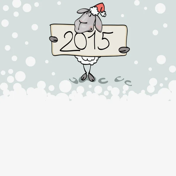 Cartel de Año Nuevo — Vector de stock