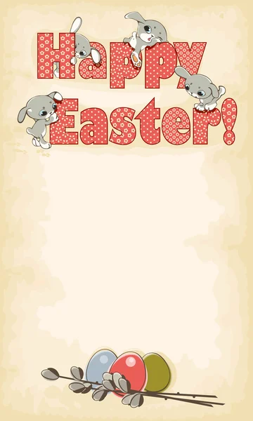 Bannière de Pâques — Image vectorielle