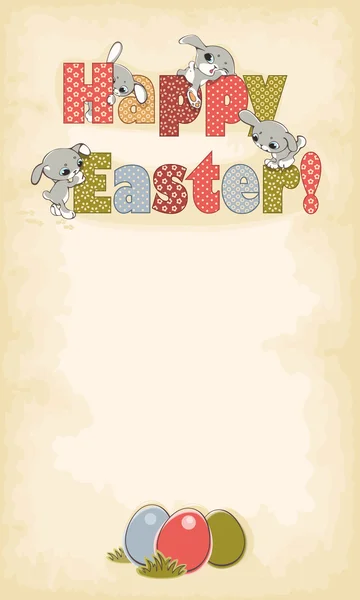 Banner de Pascua — Vector de stock