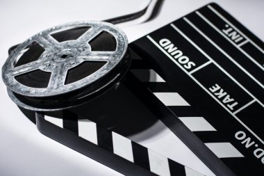 Eski paslı rulo film ve sinema alkış