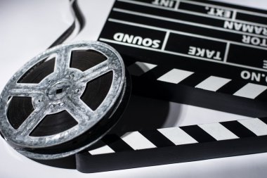 Eski paslı rulo film ve sinema alkış