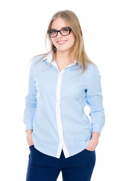 Cute Girl With Glasses — Stock Photo, Image