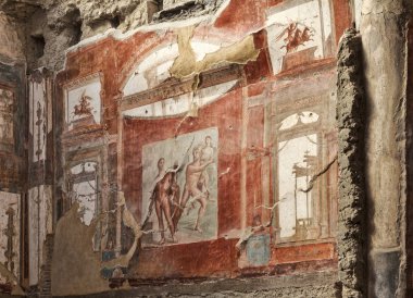 Hall of the Augustals at Herculaneum clipart