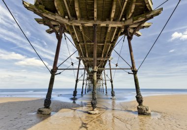 Saltburn pier yatay biçimi