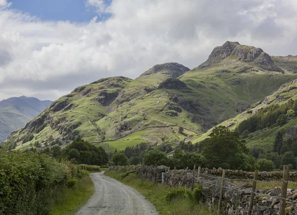 Langdale Pikes from Green Lane — Stock Photo, Image