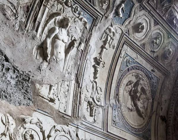 Pompeii baths frieze — Stock Photo, Image