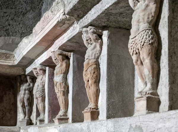 Pompeii banyoları heykel — Stok fotoğraf