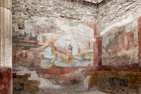 Pompeii villa detail — Stock Photo, Image