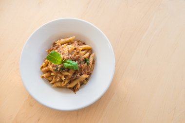 İtalyan makarnası.